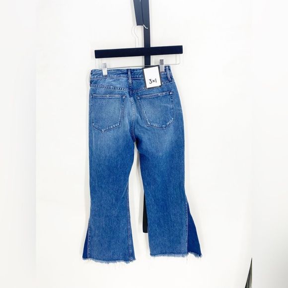 3x1 NWT Higher Ground Gusset Vasto Cropped Jeans sz24 - Picture 9 of 11